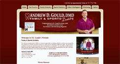 Desktop Screenshot of andrewdgoulddmd.com